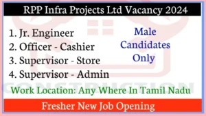 RPP Infra Projects Ltd Vacancy 2024