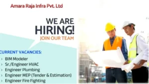 Amara Raja Infra Pvt Ltd Job Vacancy 2024