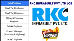 RKC Infrabuilt Pvt. Ltd Hiring