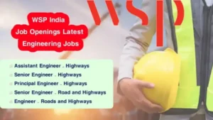 WSP India Job Openings