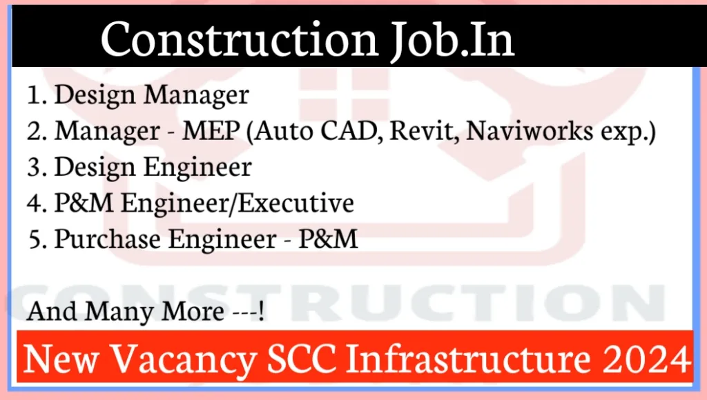 Join SCC Infrastructure Pvt Ltd