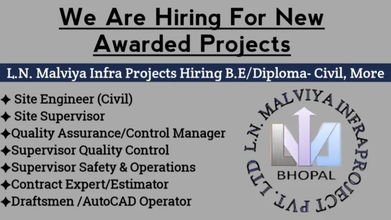 L.N. Malviya Infra Projects Hiring