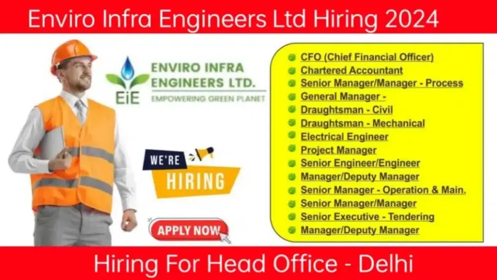 Enviro Infra Engineers Ltd Recruitment 2024