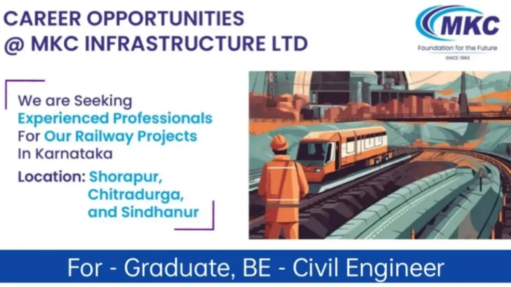 MKC Infrastructure Ltd Hiring 2024