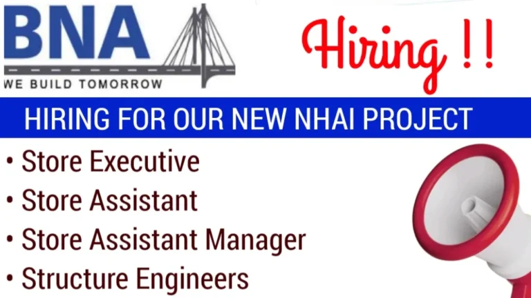 BNA Infrastructure Urgent Hiring