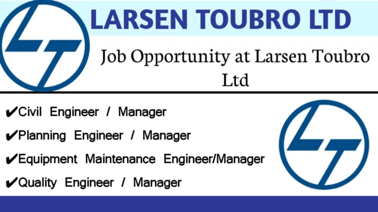 Larsen & Toubro Ltd Hiring