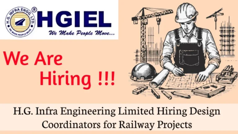 H.G. Infra Engineering Limited Hiring