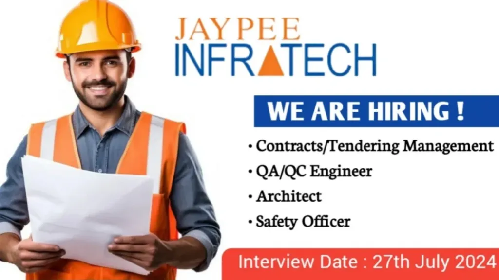 Jaypee Infratech Ltd Walk-In Interview 2024