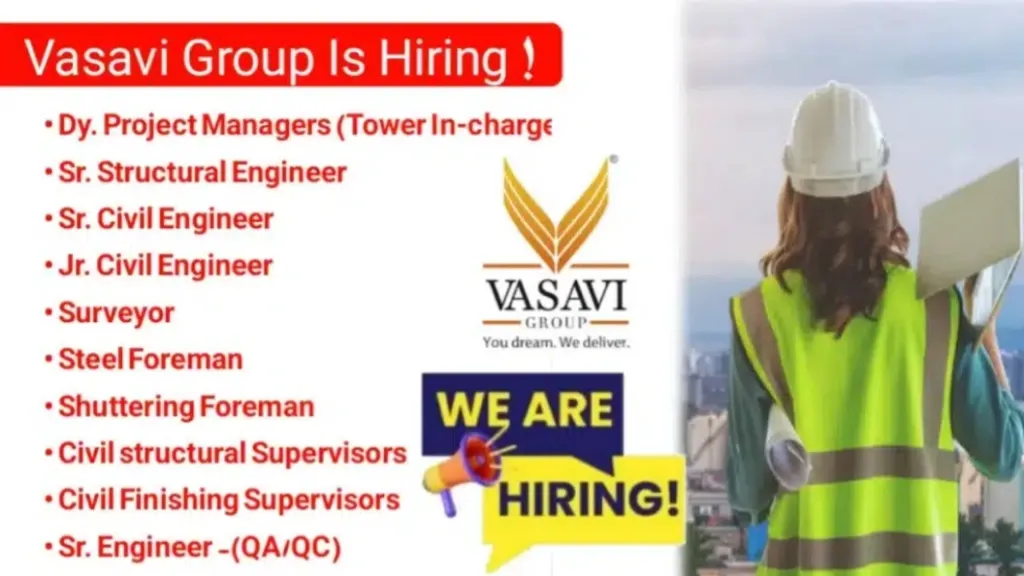 Vasavi Buildox Private Limited 2024 Job Openings