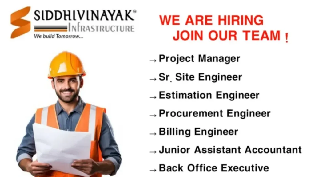 Siddhivinayak Infrastructure Hiring 2024