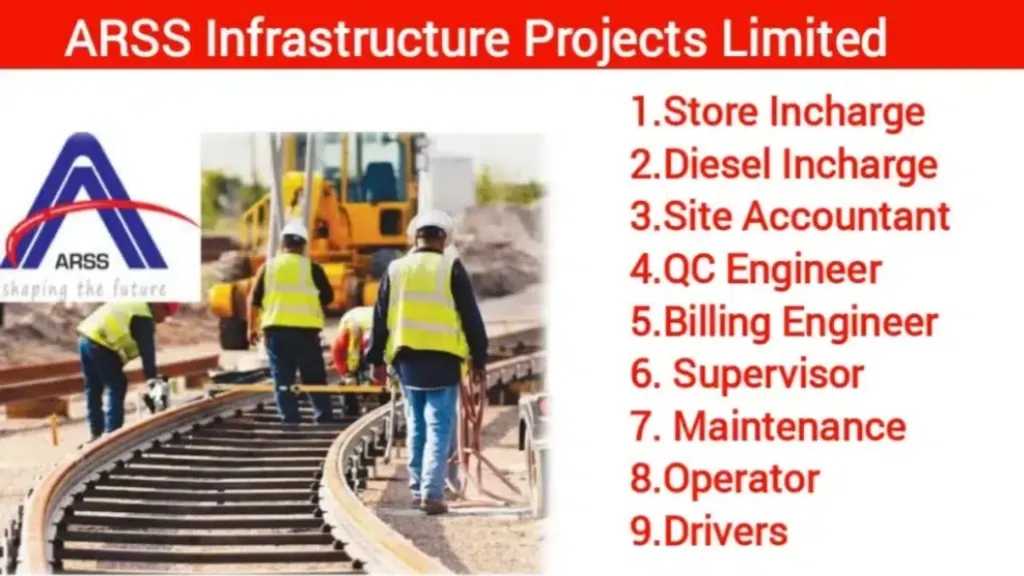 ARSS Infrastructure Projects Ltd Vacancy 2024