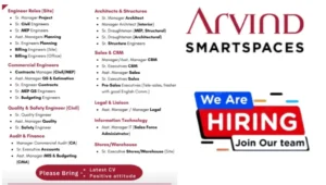 Arvind Smartspaces Ltd Walk-In Interview