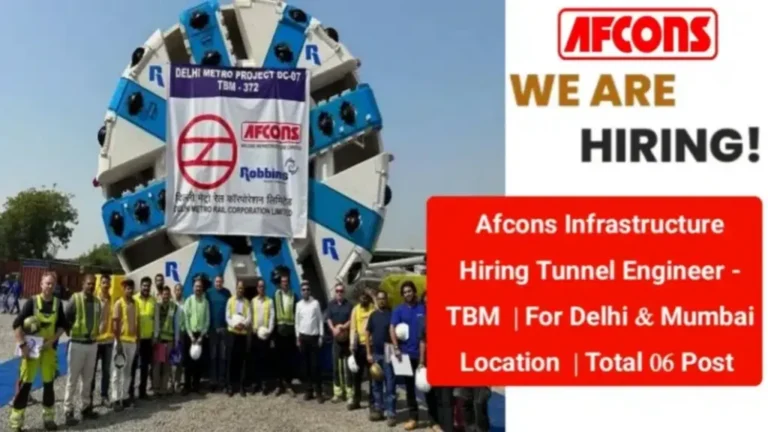 Afcons Infrastructure Ltd Hiring