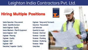 Leighton India Job Vacancy 2024