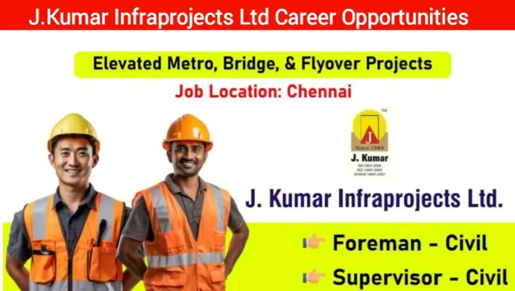 J.Kumar Infraprojects Ltd Hiring