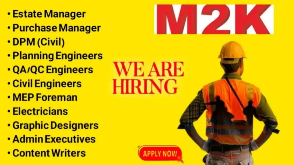 M2K Group Mega Job Vacancy