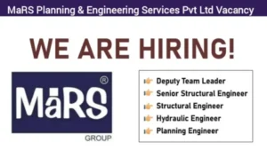 MaRS Planning & Engineering Services Pvt Ltd Vacancy