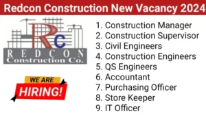 Redcon Construction New Vacancies