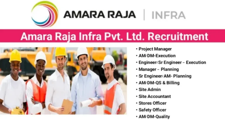 Amara Raja Infra Hiring Across India