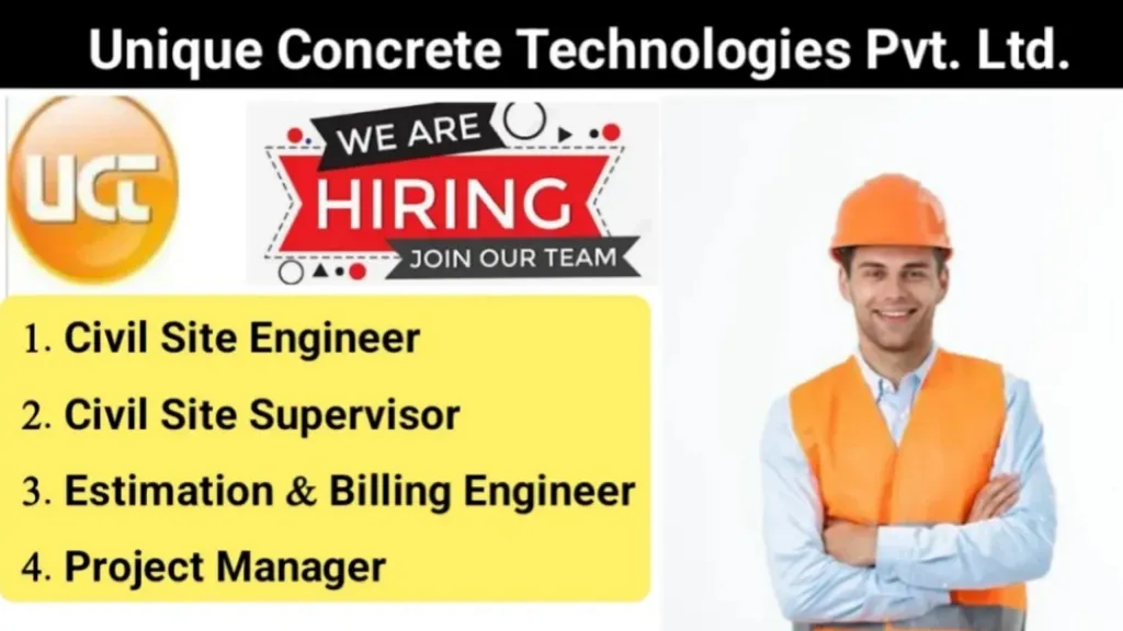 Unique Concrete Technologies Pvt Ltd Hiring 2025