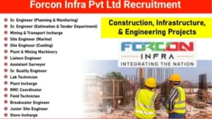 Forcon Infra Pvt Ltd Recruitment 2025