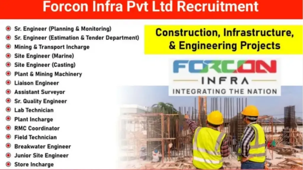 Forcon Infra Pvt Ltd Recruitment 2025