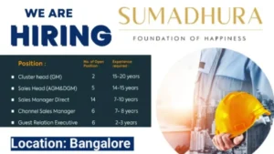 Sumadhura Group Recruitment 2025