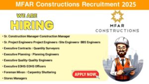 Mfar Constructions Pvt Ltd Careers