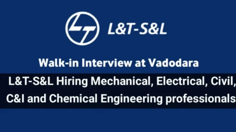 L&T-S&L Walk-In Interview 2025