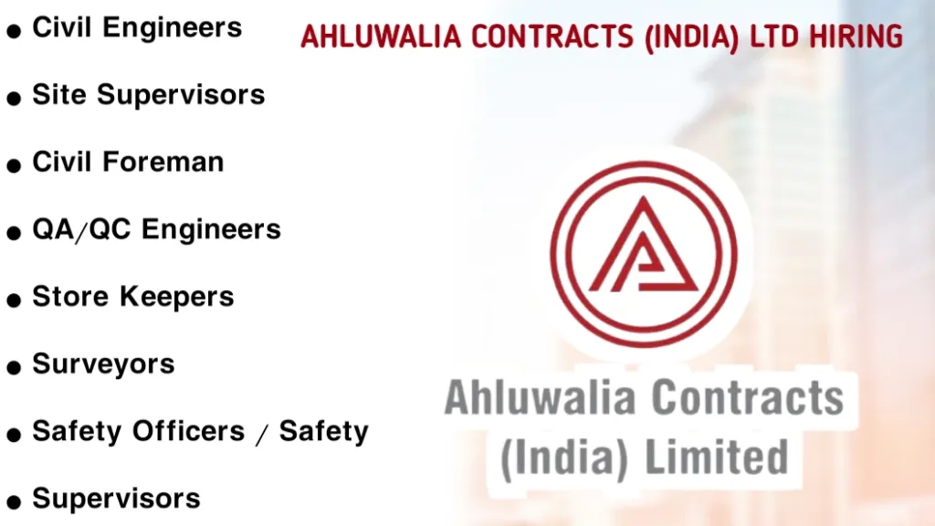 Ahluwalia Construction Hiring