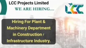 LCC Projects Ltd Job Vacancy