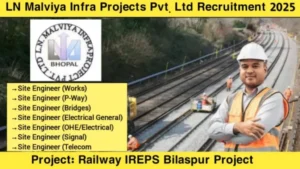 LN Malviya Infra Projects Pvt Ltd Urgent Hiring