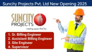 Suncity Projects Recruitment 2025