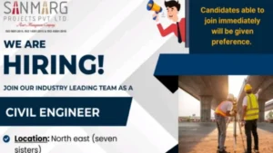 Exciting Civil Engineering Opportunities at Sanmarg Projects